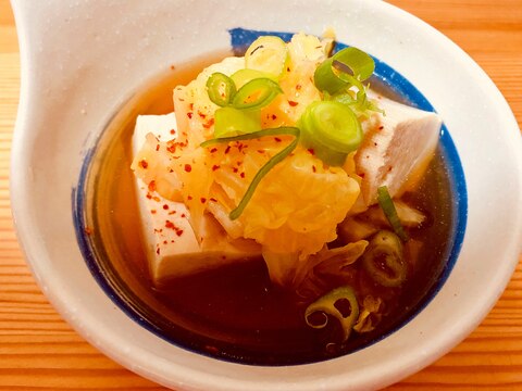 だし醤油だけ！☆白菜と豆腐のお鍋風